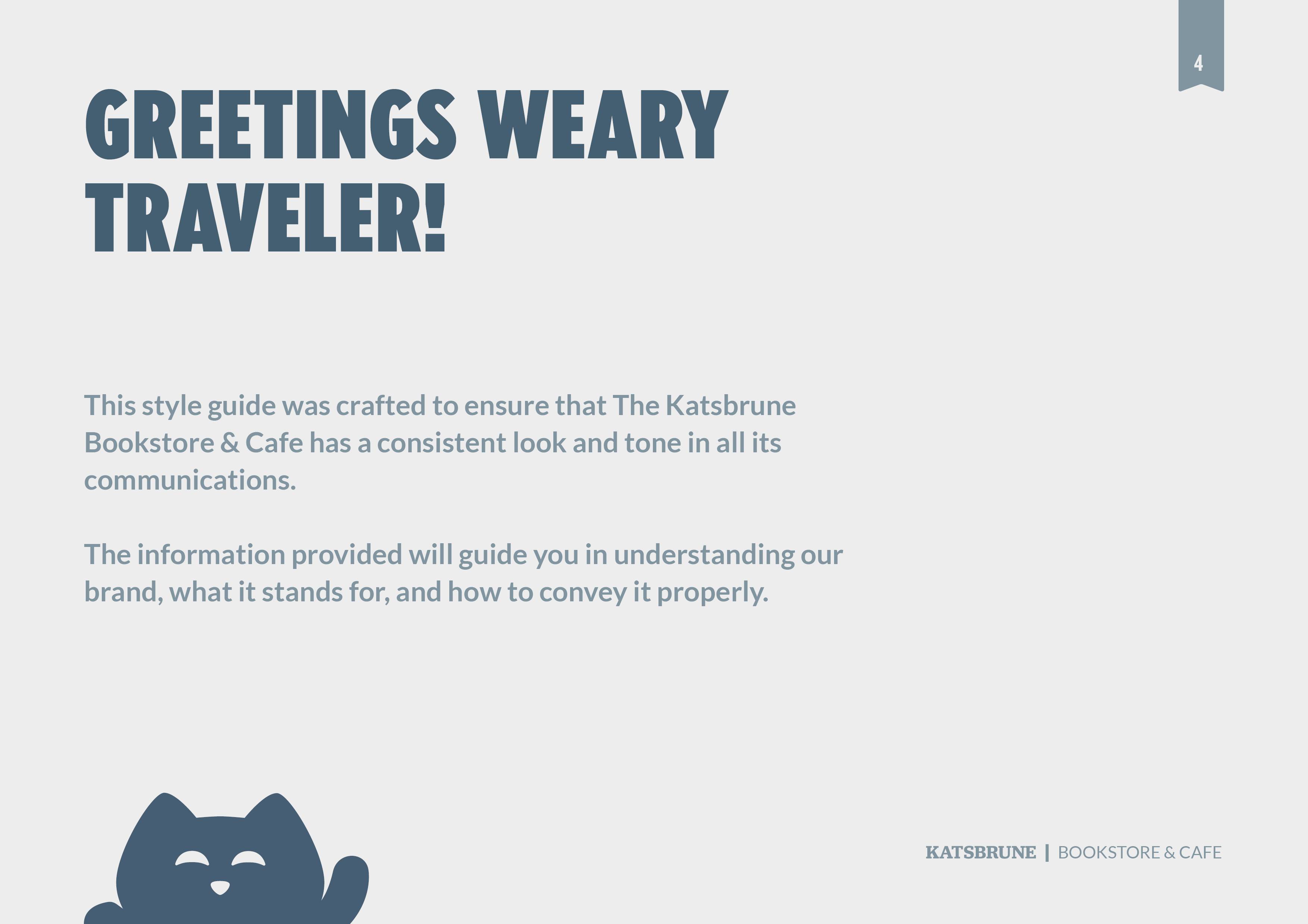 Katsbrune Brand Identity Page 1